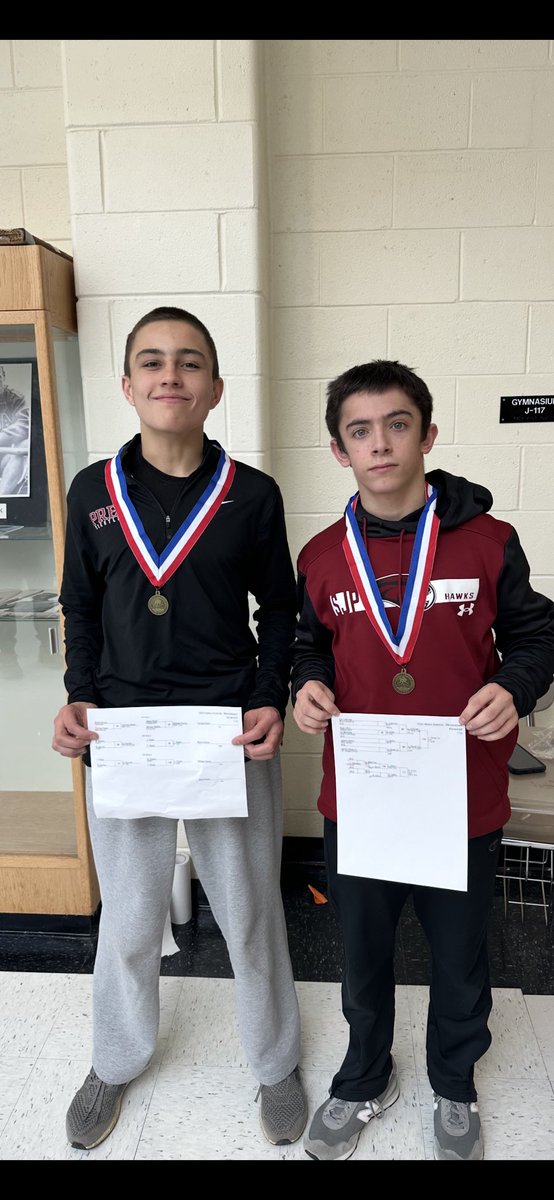 The grind never stops!  Congratulations to Tommy Repici and James Dwyer for winning their MAWA District Tournament this weekend.
