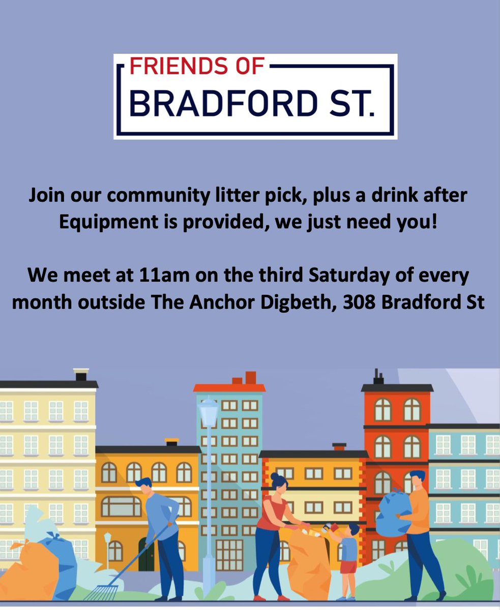 Want to help make our streets look a little cleaner in these challenging times? We've got our next litter picking meet up on Saturday 15th March, meeting at 11am outside <a href="/anchordigbeth/">The Anchor Digbeth</a>. We've got the kit, we just need you!