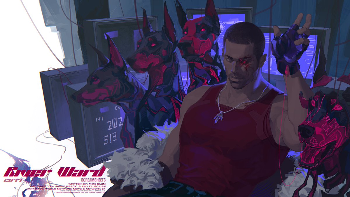 黑客瑞弗！（但是好像过载了）
#cyberpunk2077 #riverward