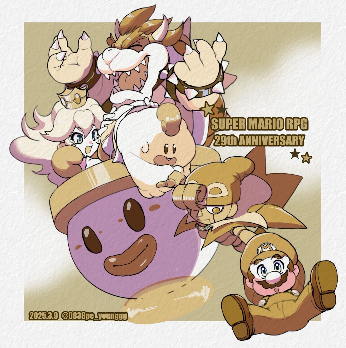 スーパーマリオRPG29周年おめでとうございます！一生好きです、産まれてきてくれてありがとう！