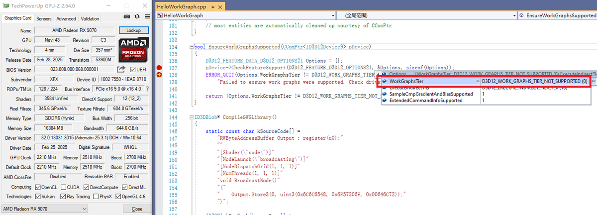 D3D12_WORK_GRAPHS_TIER_NOT_SUPPORTED?