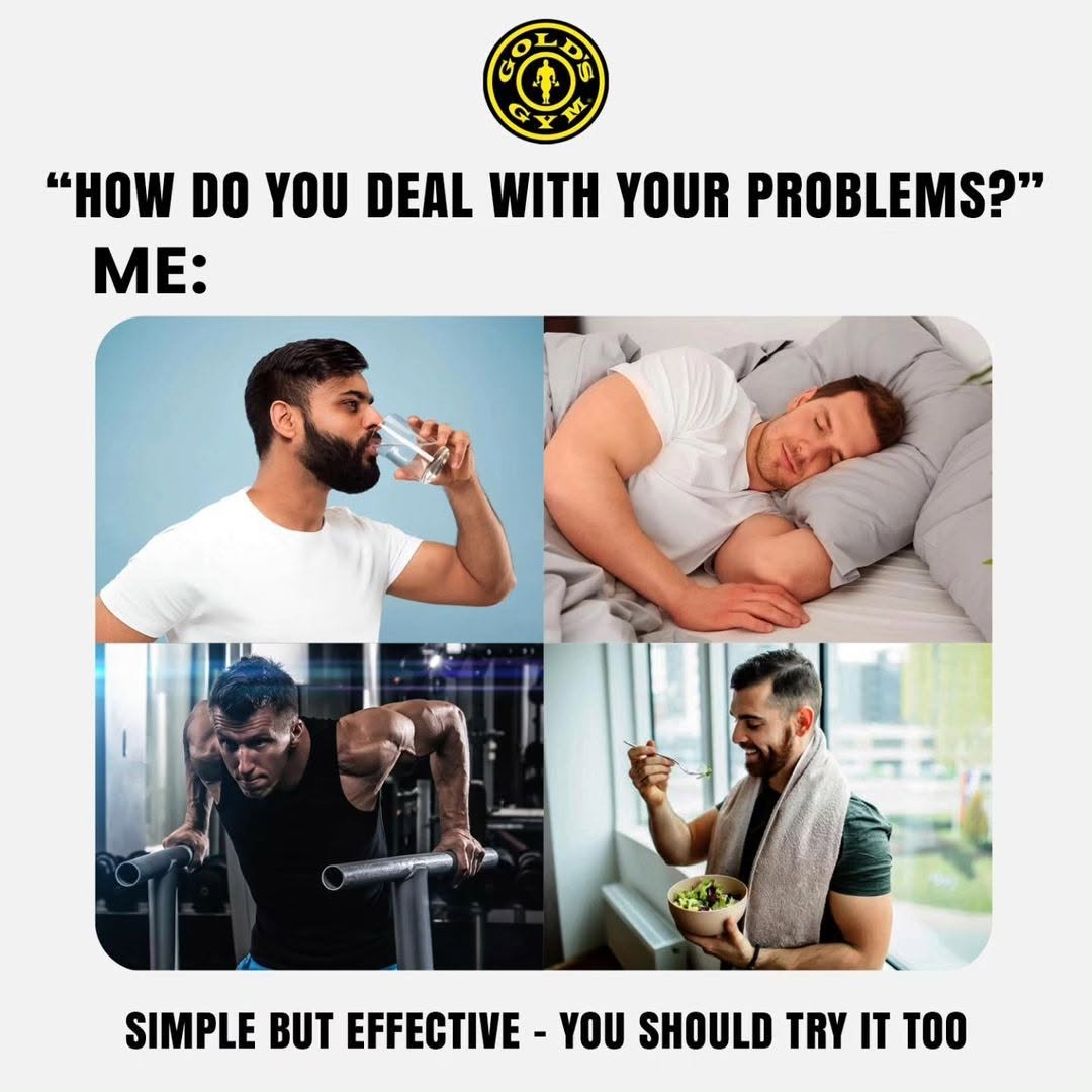 Types of people at the gym, image size:1080x1080