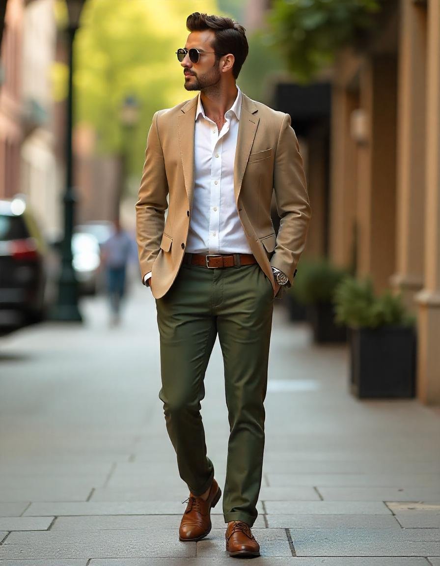 BoldAndWrapped's tweet image. Sunday style, refined and effortless. Earthy tones + neutrals = a winning combination for the modern man. 🍃✨

🎨 Color Palette: Olive Green | Beige | White | Dark Brown

#大河べらぼう #SUGA #ChampionsTrophy2025 #HappySUGADay #TAEYEON_TheTENSE_in_SEOUL #ParisFashionWeek…