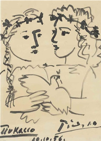 Pablo Picasso (1881-1973)
Amitié franco-soviétique, France-URSS