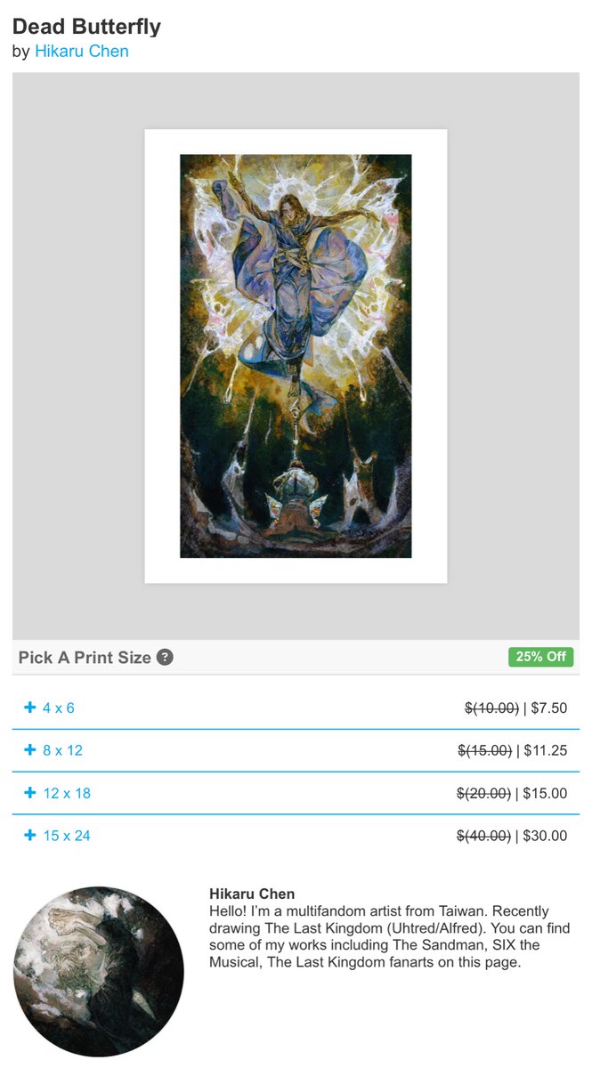 Oh and just in case if anybody wants to show their parents this is the Jesus they’re seeing (I’m joking but am I really) you can buy a physical copy here: inprnt.com/gallery/hikaru…