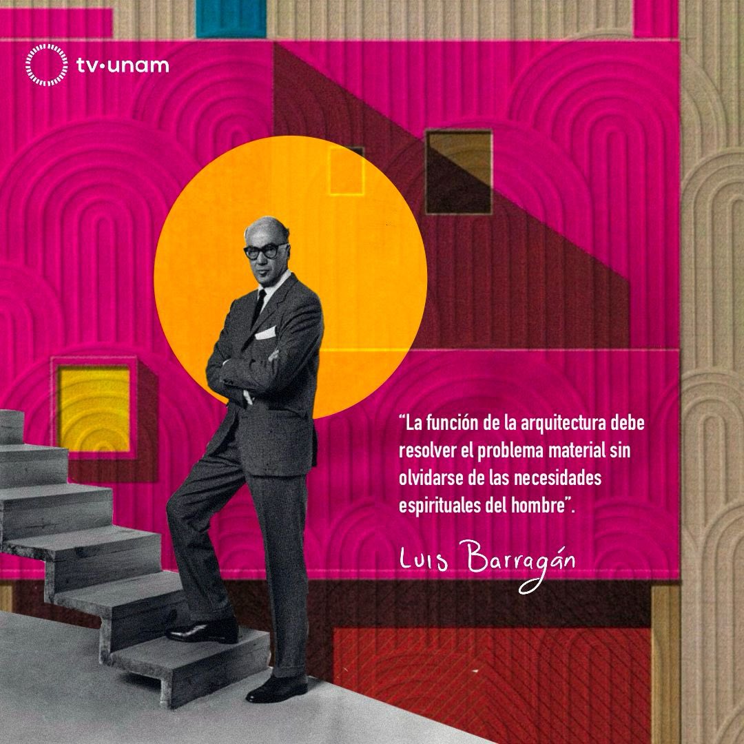 tvunam's tweet photo. 📐🏙️Luis Barragán transformó la arquitectura mexicana con un estilo único que fusiona modernidad, tradición y una profunda conexión con la naturaleza. En su natalicio, lo recordamos con este documental.👉https://t.co/cy7Mb64uBZ https://t.co/70hf8SgNy6