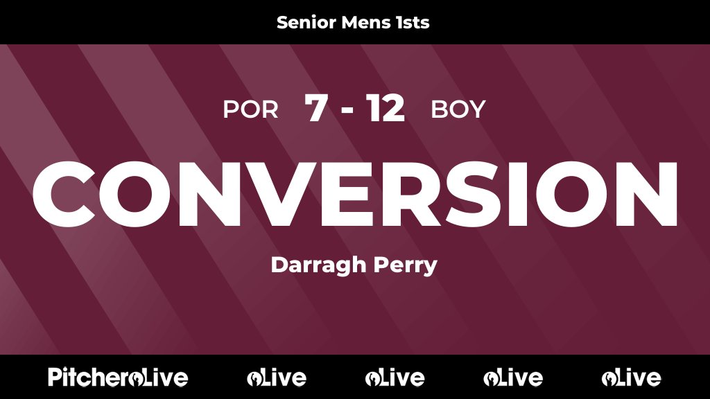 27': Darragh Perry kicks a conversion for Portarlington Rugby Football Club 🙌
#PORBOY #Pitchero
portarlingtonrugby.com/teams/195645/m…