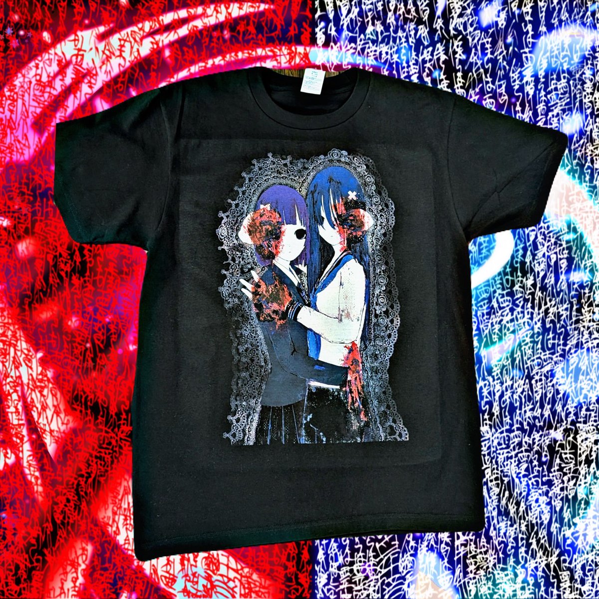 moreru Tシャツ XL / 闇の軽音楽で包丁を弾く Tシャツ付きセット/moreru｜PUNK