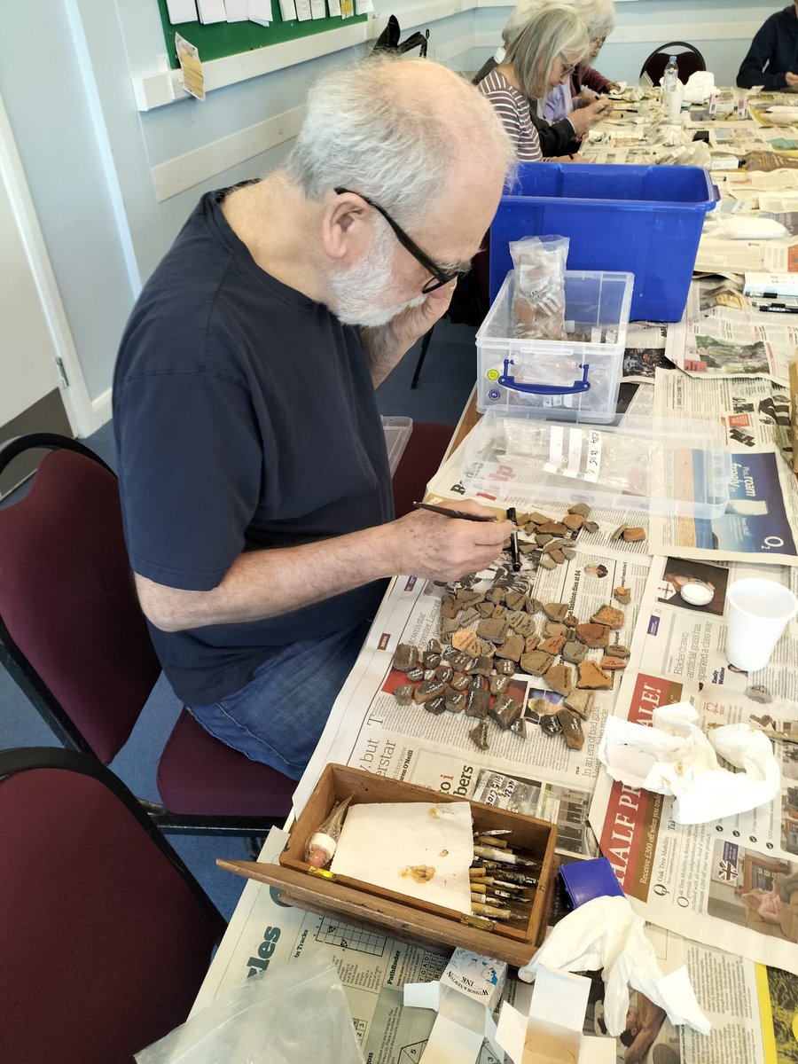 Another day of finds processing this weekend, big thanks to all our volunteers for their meticulous work!
A wonderful way to spend a Saturday ☀️