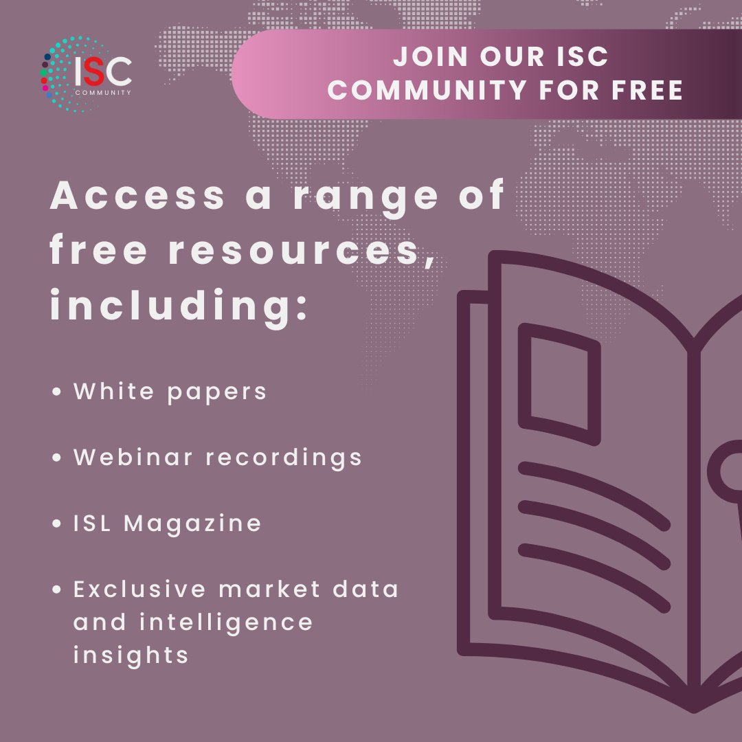 ISC_Research's tweet image. Access a range of free resources on the ISC Community!
Stay up to date with webinar recordings, including monthly CPD webinars, white papers, and exclusive market data and intelligence insights.
Sign up today for free: ow.ly/9KVV50Va6nT
#intled
