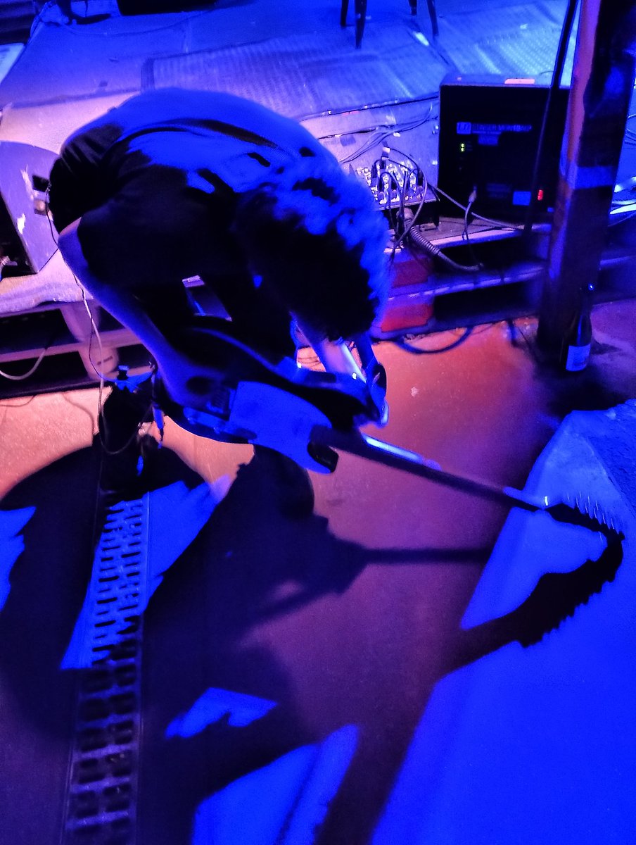 Great show in Bristol last night thanks to Margins Forever. Jazzy noise improv wonderment from Yoke &amp; next level guitar noise from the incredible Nina Garcia 🎸