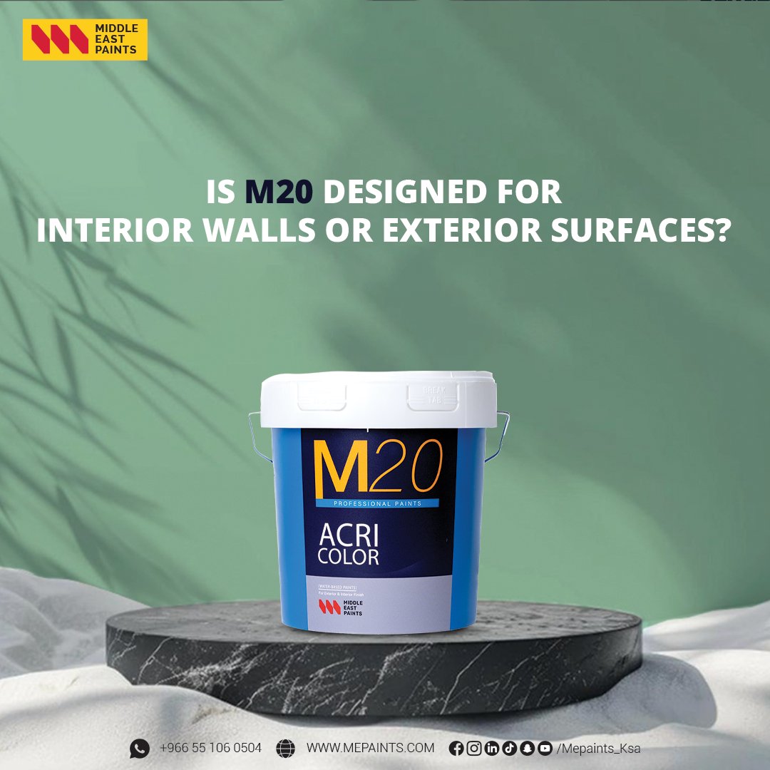 هل طلاء إم 20 من دهانات الشرق الأوسط مصمم للجدران الداخلية أم الأسطح الخارجية؟ 🤔🏡

شاركنا إجاباتك في التعليقات أدناه! ⬇️

#دهانات_إم_20 #دهانات_الشرق_الأوسط #حماية_مثالية #دهانات_السعودية #لمسة_نهائية_طويلة_الأمد #معتمد #صديق_للبيئة #الطلاء_بهدف