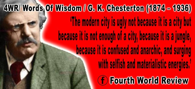 NationalLibera4's tweet image. From The Liberty Wall - 4WR : Words Of Wisdom (8) G. K. Chesterton (1874 – 1936) : Check Out Facebook/Fourth World Reviewhttps://www.facebook.com/photo/?fbid=1079951197508547&amp;amp;set=pb.100064810293585.-2207520000RT #FourthWorldReview #4WR #GKChesterton #Chesterton