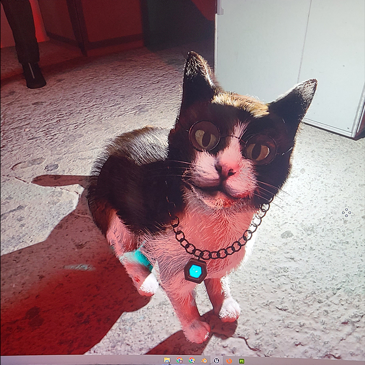 Yo, what do you think about this sneaky face? 😼 Pretty sure he's missing some fur on his backside… #IndieGame #GameDev #UnrealEngine #ASPIS