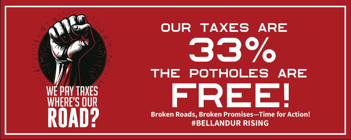 #BellandurRising 
Where are our roads ???

#Bengaluru #bbmp