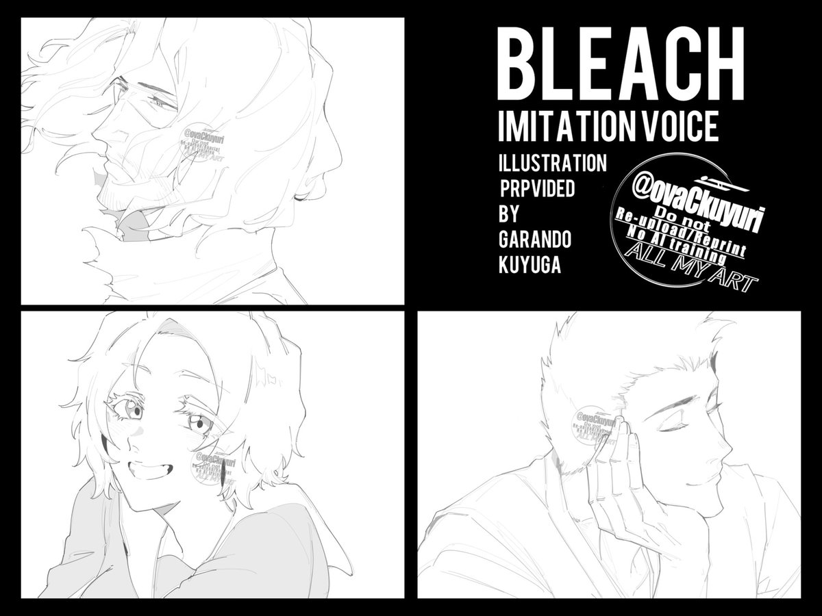 #BLEACH
イラスト提供した死神、破面、滅却師たち(例外はいる)解放🥳🤍🖤
普段描かないキャラも描いたから楽しかった～っ🫶👁‍🗨✨️ 