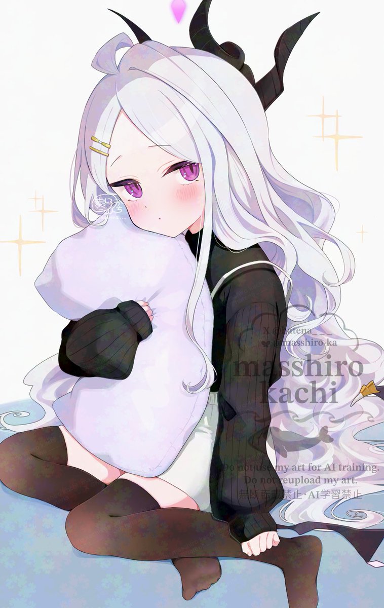 空崎ヒナ(ブルアカ) 「ヒナちゃん 」|まっしろかち☁️Skeb受付中の