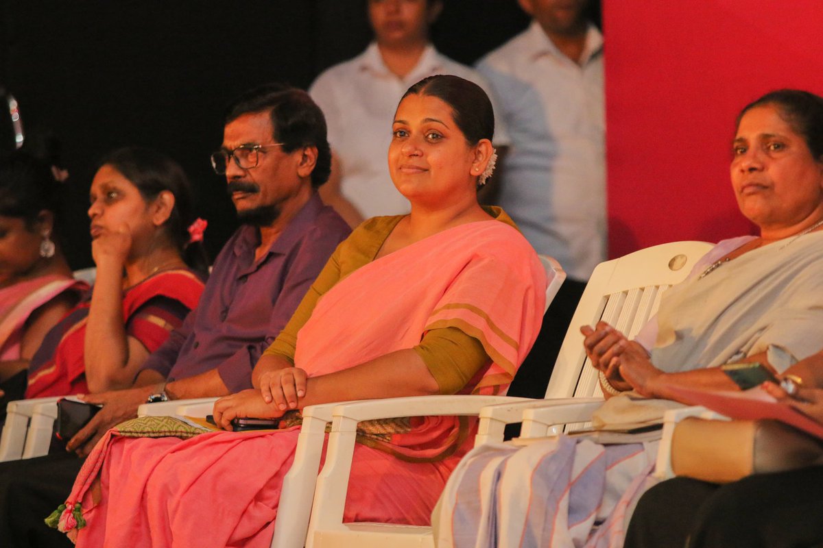 Colombo district NPP women’s day event. 
Special for me, with the official announcement that I will be running as the mayoral candidate for the city of Colombo. 
Excited for our team of candidates in the city too. We are ready.