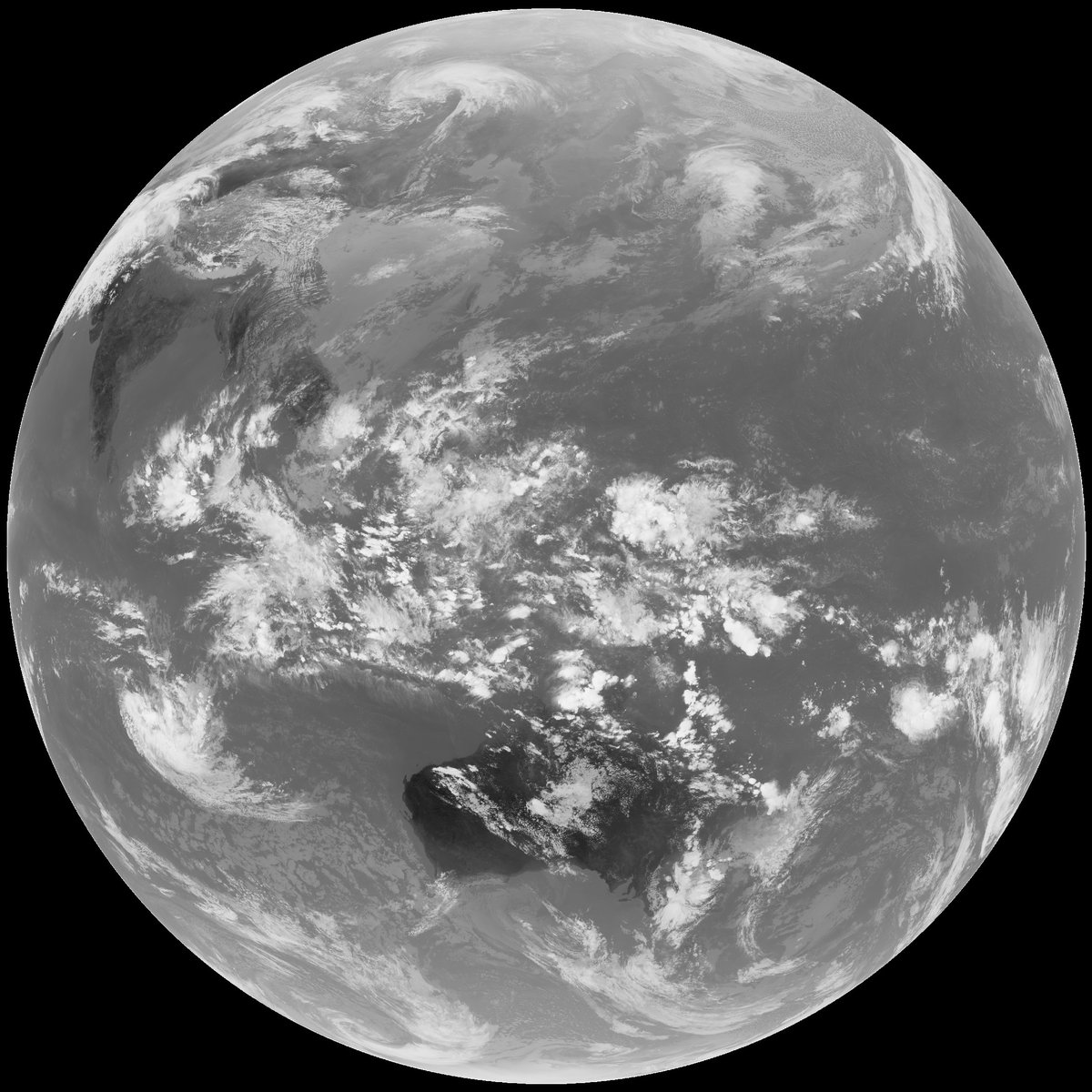 #GK_2A GK-2A Korean Geostationary Satellite. 07:41JST 1692.14MHz SatDump v1.2.2
