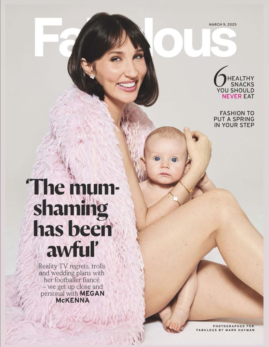 Reubes's tweet image. . Gorgeous @Megan_Mckenna_ &amp;amp; adorable baby Landon, on the cover of today’s @Fabulousmag Click here to read the full article: thesun.co.uk/fabulous/33665…