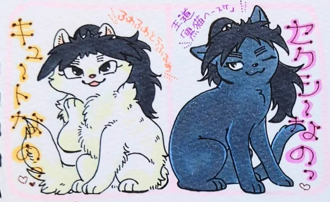 コッチな〜のとっ♡
ソッチな〜のとっ♡
どっちがテュキなの〜ンッ♪( ◜ω◝و(و " 