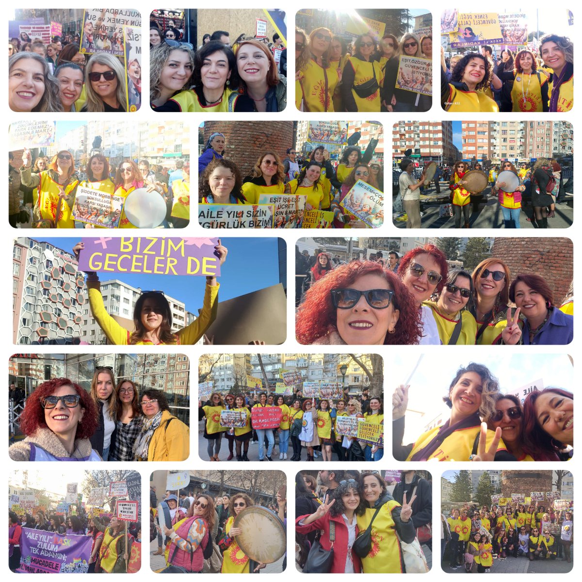 Aileye Kul Sermayeye Köle Olmayacağız!diyerek binlerce kadın Eskişehir'de 8 Mart meydanlarını doldurduk! YAŞASIN KADIN DAYANIŞMASI YAŞASIN ÖRGÜTLÜ MÜCADELEMİZ! #8MartDünyaEmekçiKadınlarGünü