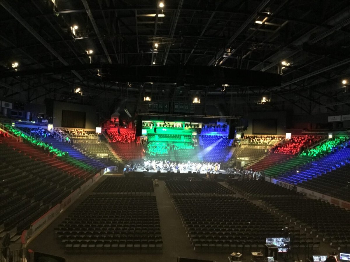Wow! The stage is set for the Peace Proms 2025 at the SSE Arena and it looks amazing! The hard work is over, excitement is rising, we can’t wait for our families to arrive and to perform for them. Enjoy the show everyone.
