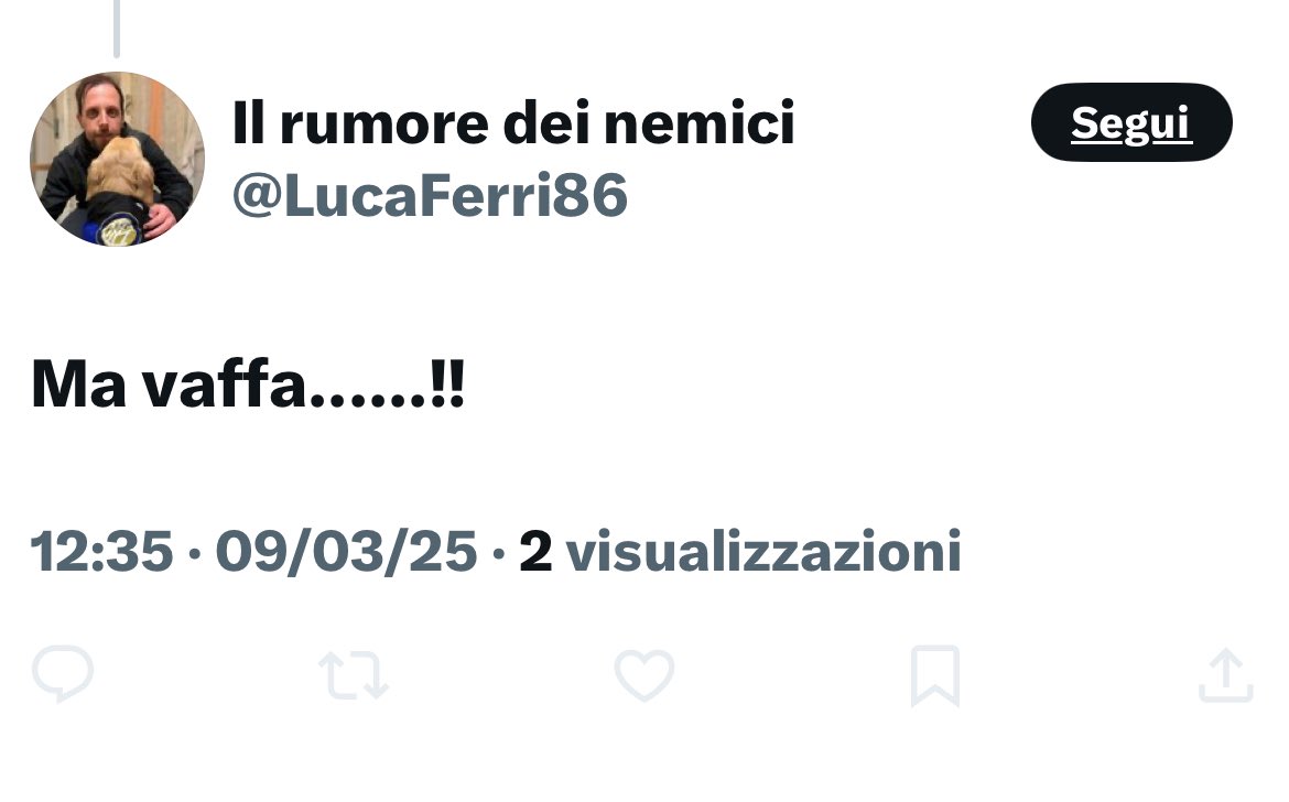 Vi presento <a href="/LucaFerri86/">L'INTER NON È INDAGATA</a>. Pavido coglione interista che manda a fare I culo e poi blocca. Sono tutti così: coglioni e stupidi. Come le loro madri.