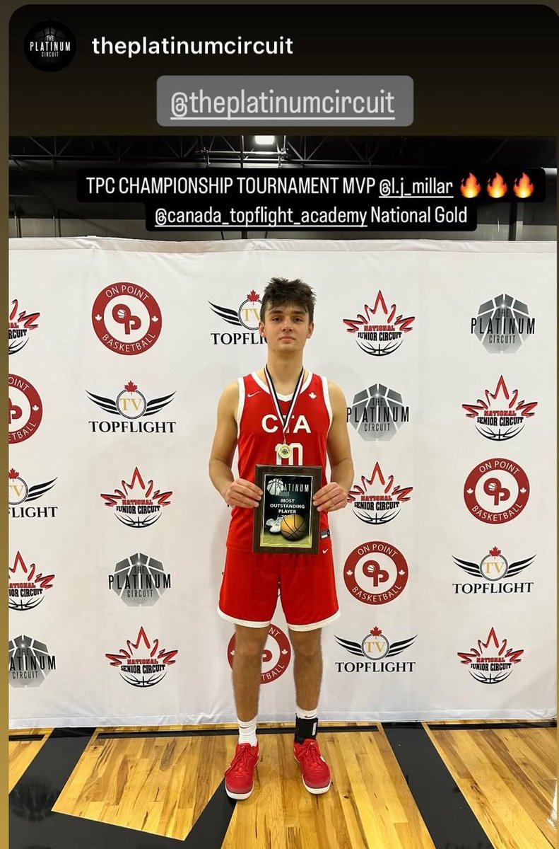 Canada Topflight Academy (@canadatopflight) on Twitter photo <a href="/logan_millar06/">Logan Millar</a> earns Most Outstanding Player <a href="/PlatinumCircuit/">The Platinum Circuit</a> Championship! One of the BEST shooters in 🇨🇦!! <a href="/DrewEbanks/">OnPointBasketball</a> <a href="/ElitePrepLeague/">ElitePrepLeague</a> <a href="/themapleminute/">Josh Millican</a> <a href="/ScoutNSuit/">Jon Soch | Scout in the Suit</a> <a href="/wesblairbrown/">Wes Brown</a> <a href="/Tisinthehouse/">Tony House</a> <a href="/ottawahoops/">ottawahoops</a> <a href="/USPORTSca/">U SPORTS</a> <a href="/HeraMission/">Peggy Taillon</a> <a href="/ViktaPaulo/">Vikta Paulo</a> <a href="/logan_millar06/">Logan Millar</a> earns Most Outstanding Player <a href="/PlatinumCircuit/">The Platinum Circuit</a> Championship! One of the BEST shooters in 🇨🇦!! <a href="/DrewEbanks/">OnPointBasketball</a> <a href="/ElitePrepLeague/">ElitePrepLeague</a> <a href="/themapleminute/">Josh Millican</a> <a href="/ScoutNSuit/">Jon Soch | Scout in the Suit</a> <a href="/wesblairbrown/">Wes Brown</a> <a href="/Tisinthehouse/">Tony House</a> <a href="/ottawahoops/">ottawahoops</a> <a href="/USPORTSca/">U SPORTS</a> <a href="/HeraMission/">Peggy Taillon</a> <a href="/ViktaPaulo/">Vikta Paulo</a>