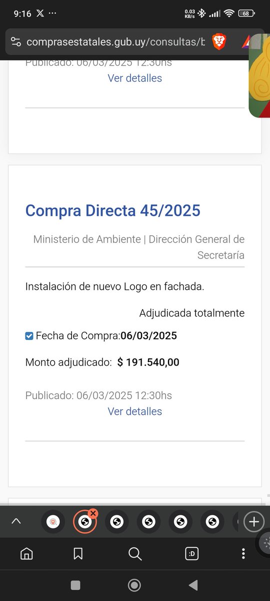 $191.540 costó poner el nuevo logo en el Ministerio de Ambiente, que es básicamente el nuevo escudo. Son $2.500.000 para los 13 ministerios.

Cada 5 años, cuando hacen un cambio de logo o escudo para generar confrontación entre los votantes, conlleva un gasto innecesario.