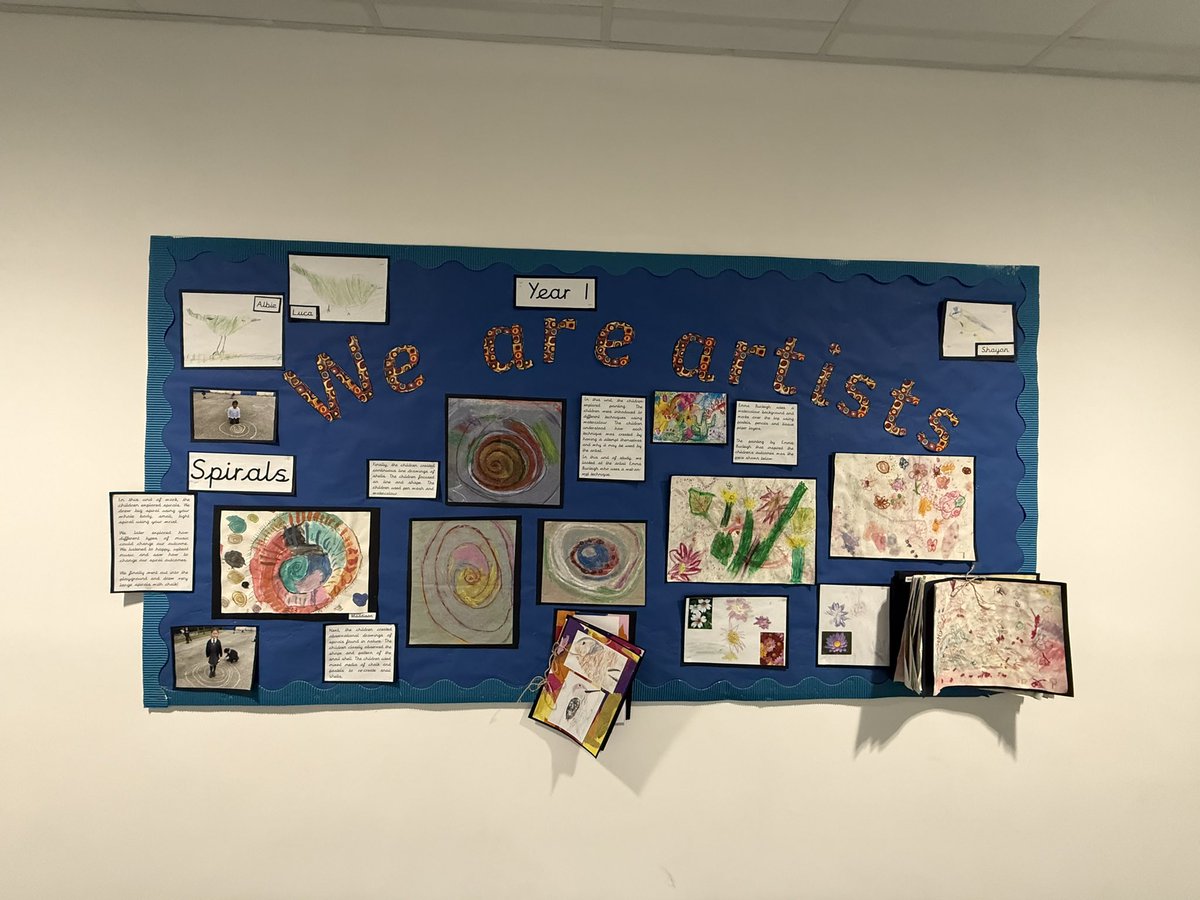 Great art work on display <a href="/StMattsAcademy/">St Matthew's Derriford</a>, whether that is through the regular community art project or in Year 1 lessons, pupils at this excellent school and across <a href="/stchris_trust/">St Christopher’s Trust</a> get a broad, balanced and well rounded education.
