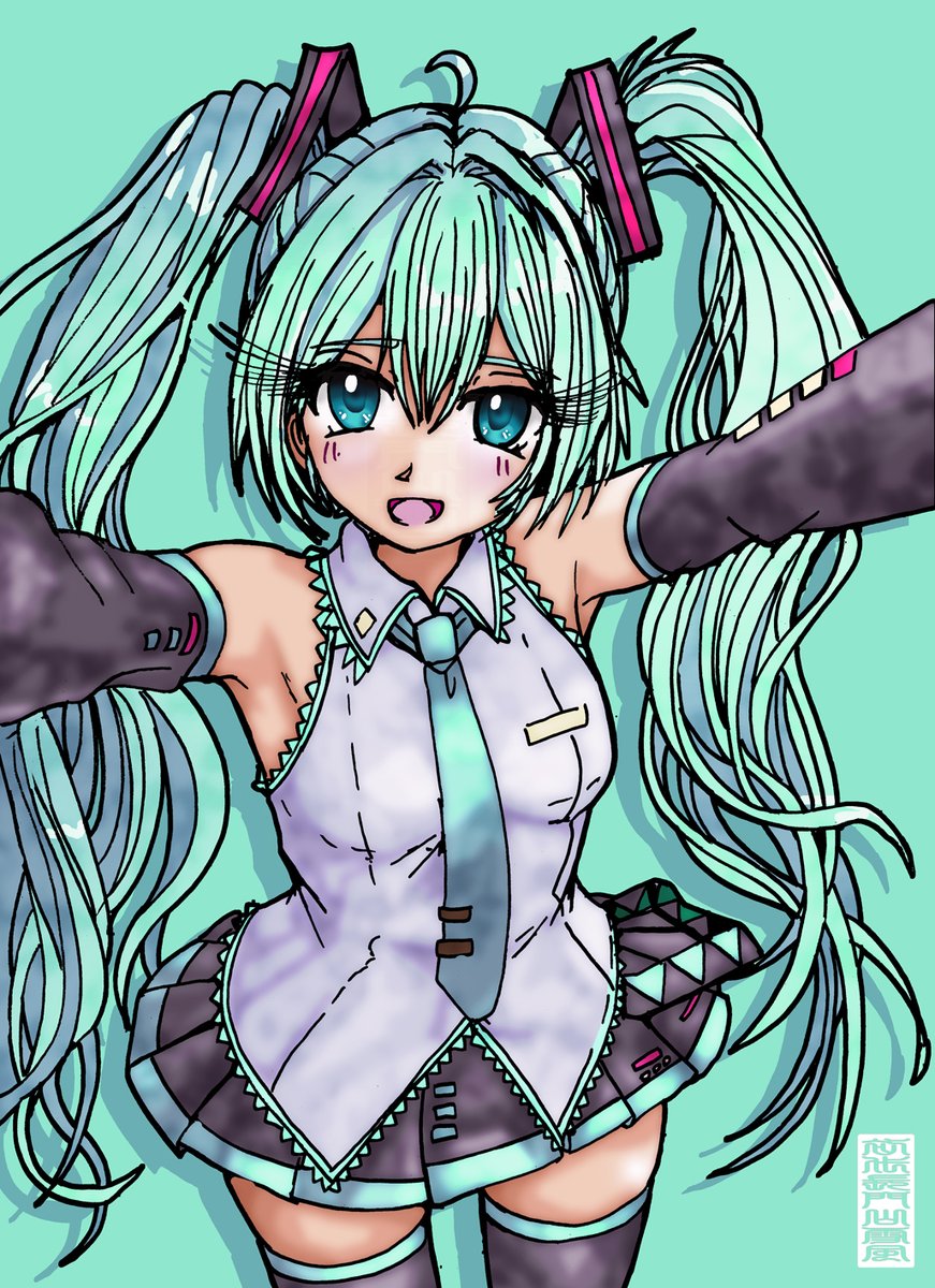 初音ミク 「#ミクの日2025 #ミクの日 」|局長@ next 紅楼夢 け-13aのイラスト