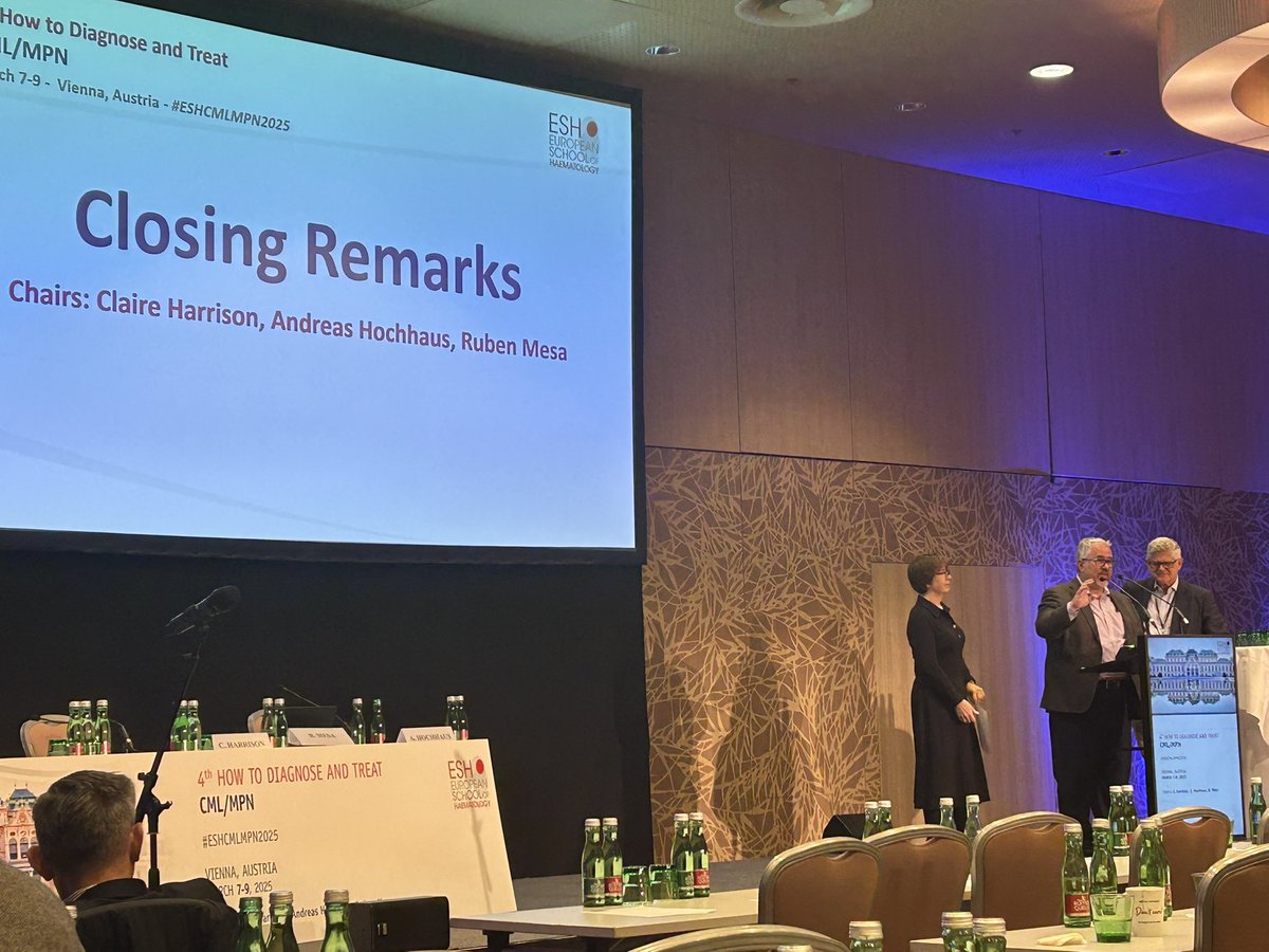 Dr Deepti Radia (@deeptiradia) on Twitter photo Thank you for a great education meeting ESH CML-MPN 2025 in sunny Vienna #ESH 🙏🏽 <a href="/mpdrc/">Ruben A. Mesa, MD</a> <a href="/AndreasHochhaus/">Andreas Hochhaus</a> <a href="/harrisoncn1/">Claire Harrison</a> Thank you for a great education meeting ESH CML-MPN 2025 in sunny Vienna #ESH 🙏🏽 <a href="/mpdrc/">Ruben A. Mesa, MD</a> <a href="/AndreasHochhaus/">Andreas Hochhaus</a> <a href="/harrisoncn1/">Claire Harrison</a>