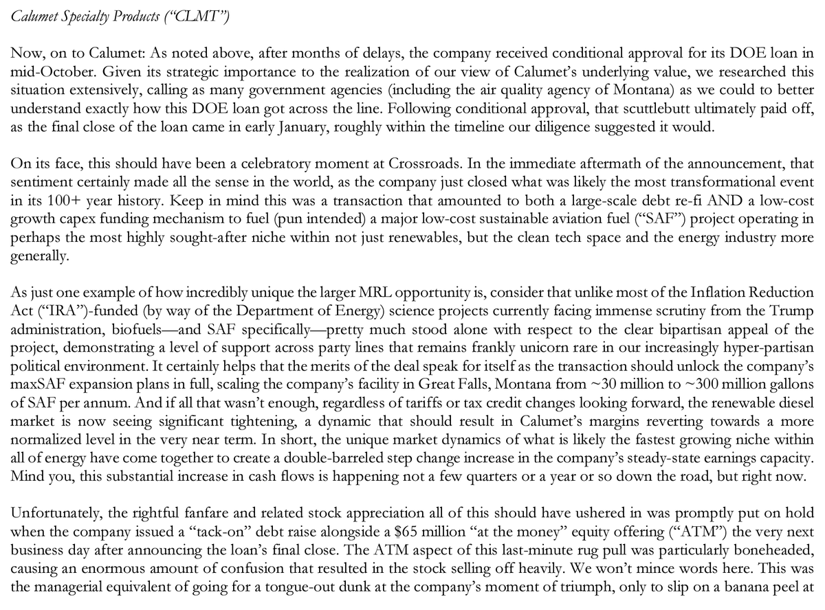 _iinvested's tweet photo. 4Q'24 Crossroads Capital on $CLMT, $NTDOY, $MGNI

Read the full letter here:
https://t.co/dVDkhhwsJS https://t.co/IwCIpSPk5D