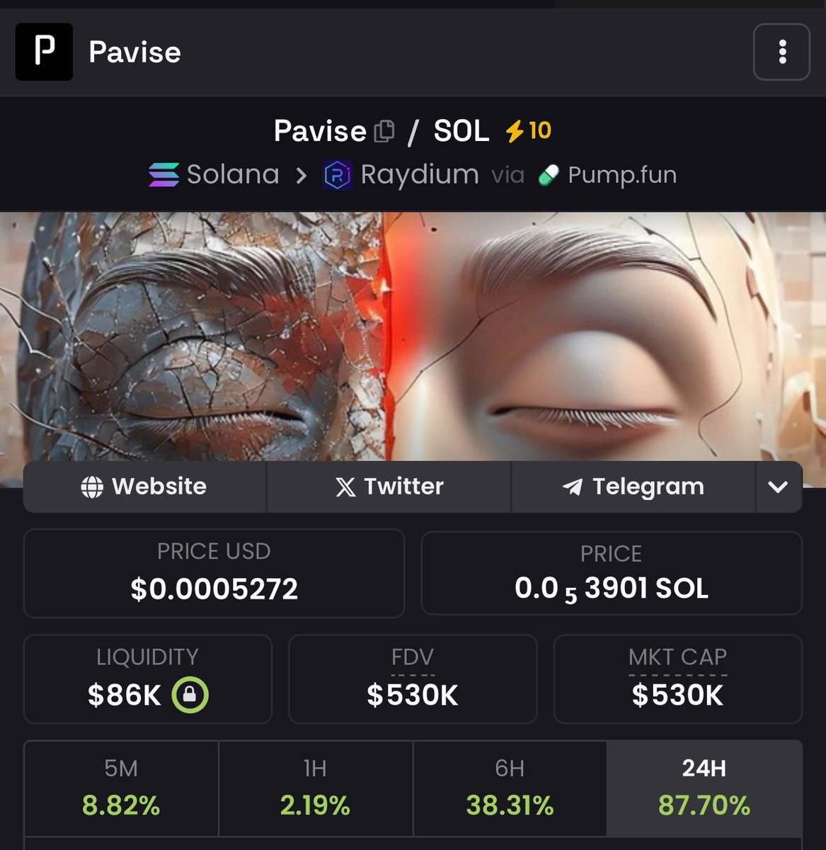 cryptodegens01's tweet image. 10/ $PAVISE Contract Address – Secure &amp;amp; Transparent 🔒

For those looking to get involved, here’s the official PAVISE contract address:

📌 CA: 2TUQ21D87yrbZM1F3RB93sbkiGXeTTfkb8wWqG2ipump

Always verify before making transactions! 🚀 #AIHealthcare #PAVISE