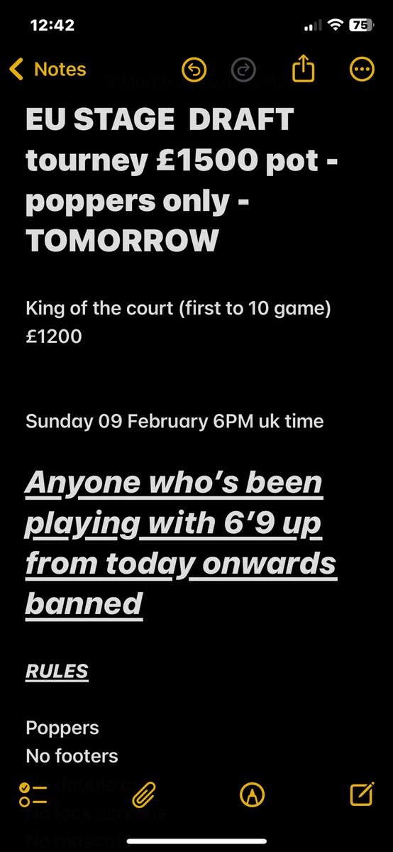 Tourney tmr send names selective draft