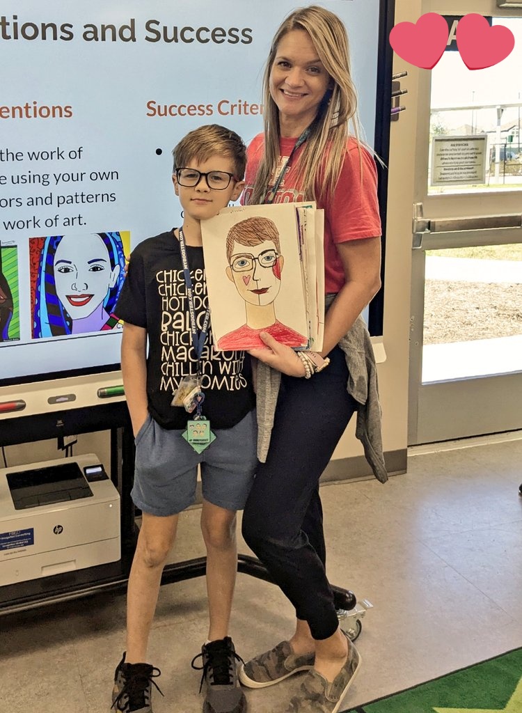 Mrs. Nelson (@_kristinelson) on Twitter photo I'm not sure when my son grew into a 4th grader but here we are! Being able to teach him art is the coolest experience. 😎
This is a work in progress. 😍
<a href="/FBISDFineArts/">FBISD Fine Arts</a> #RomeroBrittoArt I'm not sure when my son grew into a 4th grader but here we are! Being able to teach him art is the coolest experience. 😎
This is a work in progress. 😍
<a href="/FBISDFineArts/">FBISD Fine Arts</a> #RomeroBrittoArt