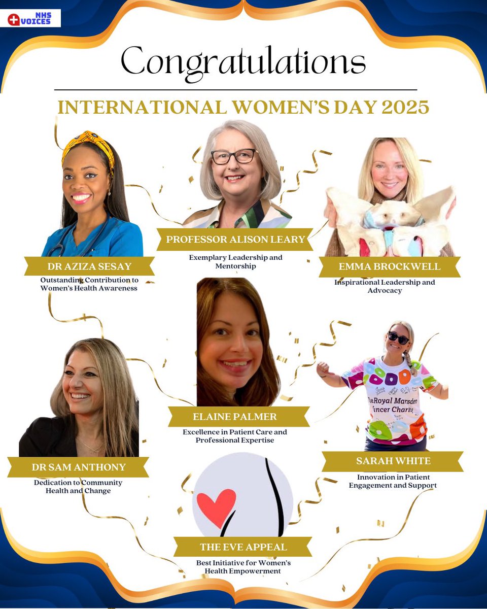 1/3 Yesterday, NHS Voices proudly celebrated the incredible achievements of these inspiring women in the health sector. 💙

#NHS_Voices #WomenInHealth #IWD2025 #ThankYou #InternationalWomensDay #InternationalWomensDay2025