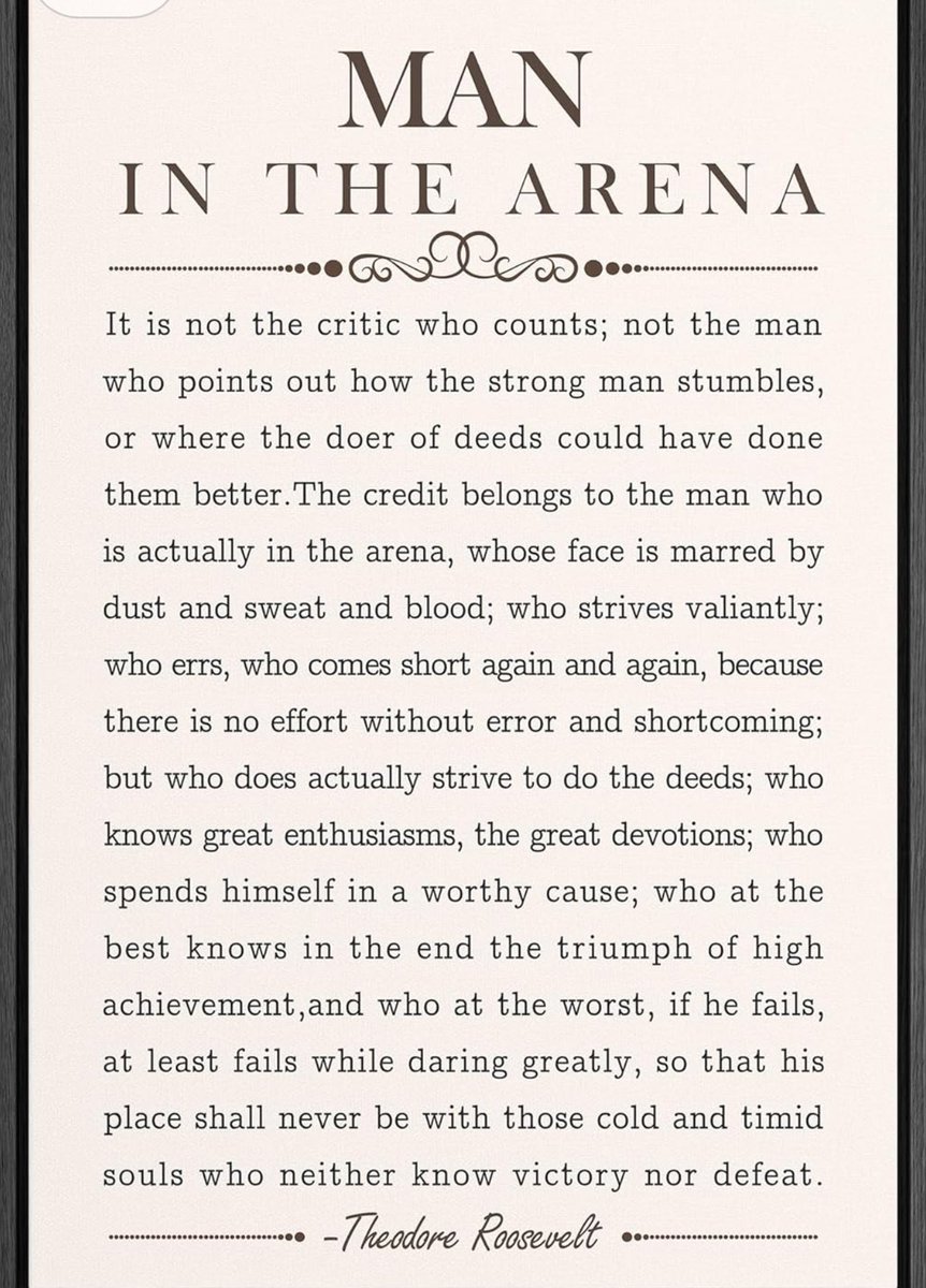 For all the leaders out there, making a difference. There will always be haters and naysayers. Keep doing the good work! Galatians 6:9 is right!!