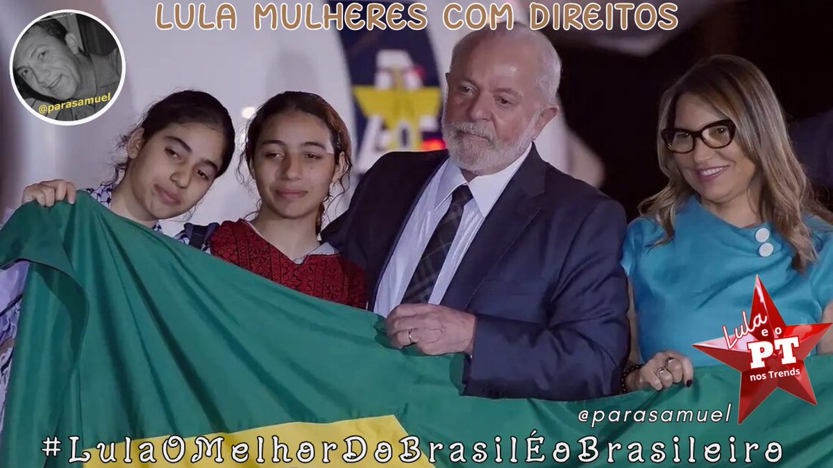Samuel Felix🚩 (@parasamuel) on Twitter photo <a href="/augustotomanov/">Augusto Junior</a> <a href="/LulaOficial/">Lula</a> <a href="/ptbrasil/">PT Brasil</a> <a href="/LulaPTnosTrends/">Lula PT nos Trends</a> Bom Dia ☀️ Augusto.
Bom Domingo 🌞 Companheiros. Feliz dia das Mulheres
LULA MULHERES COM DIREITOS
#LulaOmelhorDoBrasilÉoBrasileiro
🚩❤💫🌟🇧🇷
<a href="/ptbrasil/">PT Brasil</a>
<a href="/MulheresPT/">Secretaria Nacional de Mulheres do PT</a> <a href="/augustotomanov/">Augusto Junior</a> <a href="/LulaOficial/">Lula</a> <a href="/ptbrasil/">PT Brasil</a> <a href="/LulaPTnosTrends/">Lula PT nos Trends</a> Bom Dia ☀️ Augusto.
Bom Domingo 🌞 Companheiros. Feliz dia das Mulheres
LULA MULHERES COM DIREITOS
#LulaOmelhorDoBrasilÉoBrasileiro
🚩❤💫🌟🇧🇷
<a href="/ptbrasil/">PT Brasil</a>
<a href="/MulheresPT/">Secretaria Nacional de Mulheres do PT</a>