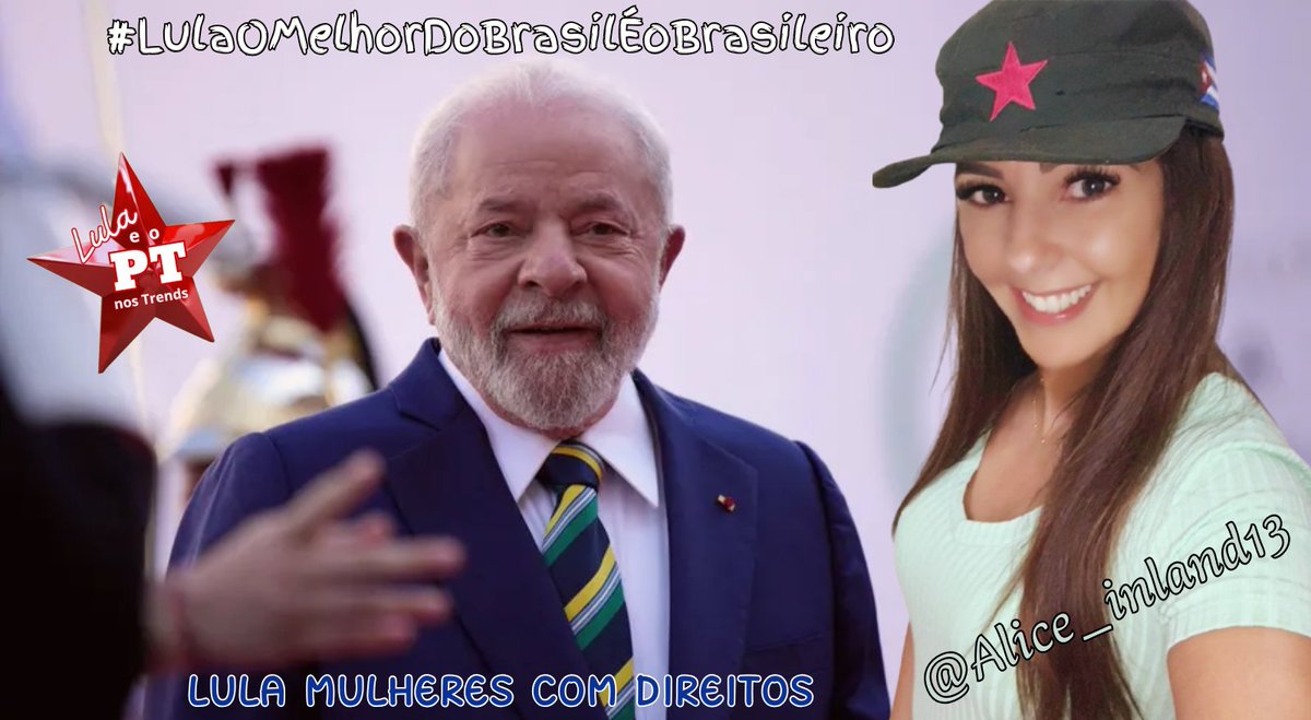 Samuel Felix🚩 (@parasamuel) on Twitter photo <a href="/JoanadaPaz/">Joana da Paz🌵🍞✨🚗🧺❤🇧🇷😘👍</a> Bom Dia ☀️ Joana.
Bom Domingo 🌞 Companheiros. Feliz dia das Mulheres
LULA MULHERES COM DIREITOS
#LulaOmelhorDoBrasilÉoBrasileiro
🚩❤💫🌟🇧🇷
<a href="/ptbrasil/">PT Brasil</a>
<a href="/MulheresPT/">Secretaria Nacional de Mulheres do PT</a> <a href="/JoanadaPaz/">Joana da Paz🌵🍞✨🚗🧺❤🇧🇷😘👍</a> Bom Dia ☀️ Joana.
Bom Domingo 🌞 Companheiros. Feliz dia das Mulheres
LULA MULHERES COM DIREITOS
#LulaOmelhorDoBrasilÉoBrasileiro
🚩❤💫🌟🇧🇷
<a href="/ptbrasil/">PT Brasil</a>
<a href="/MulheresPT/">Secretaria Nacional de Mulheres do PT</a>