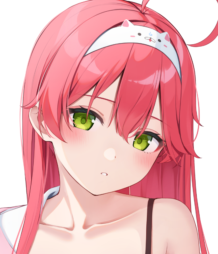 さくらみこ 「wip明日にはあげられそう(●'ω`●) 」|にゃん🐾のイラスト