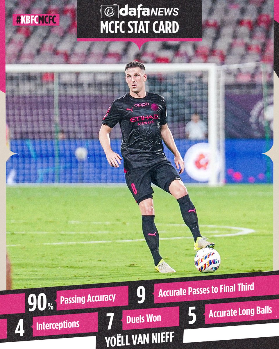 Another commendable performance in midfield 💪

#KBFCMCFC #ISL #AamchiCity 🔵 <a href="/Dafanewsindia/">DafaNews India</a> <a href="/yoellvnieff/">Yoëll van Nieff</a>