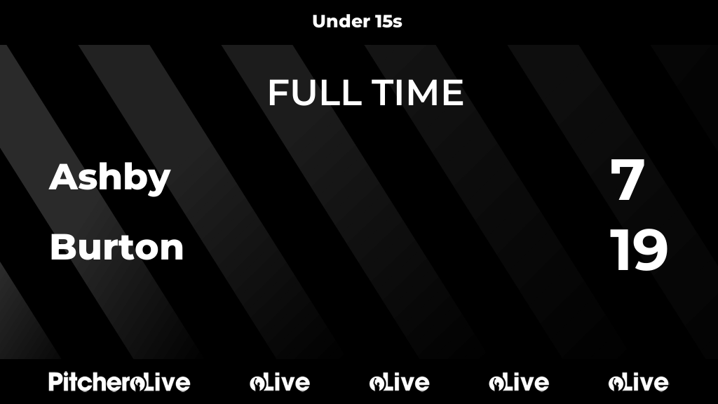 BurtonRFC's tweet photo. FULL TIME: Ashby 7 - 19 Burton
#ASHBUR #Pitchero
https://t.co/FfJciiUOBM https://t.co/3WfTd06Hew
