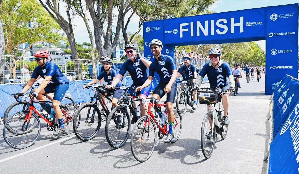 What a fantastic ride today for the 47th edition of the Cape Town Cycle Tour! 👏🚵‍♂️ Congrats to everyone who took part. 

The weather was perfect, and the gees along the road was so encouraging. It seems like everyone was out to support! That really meant a lot. Cape Town, you