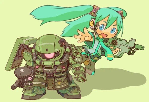 #ザクの日  #ミクの日 