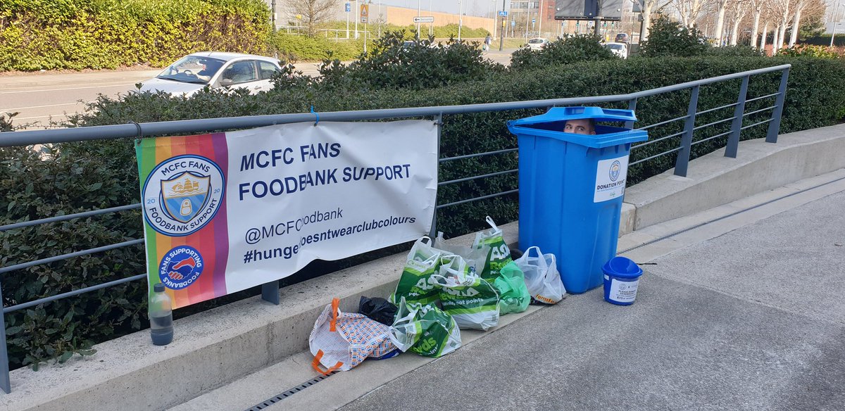 MCFC Fans Foodbank Support tweet media