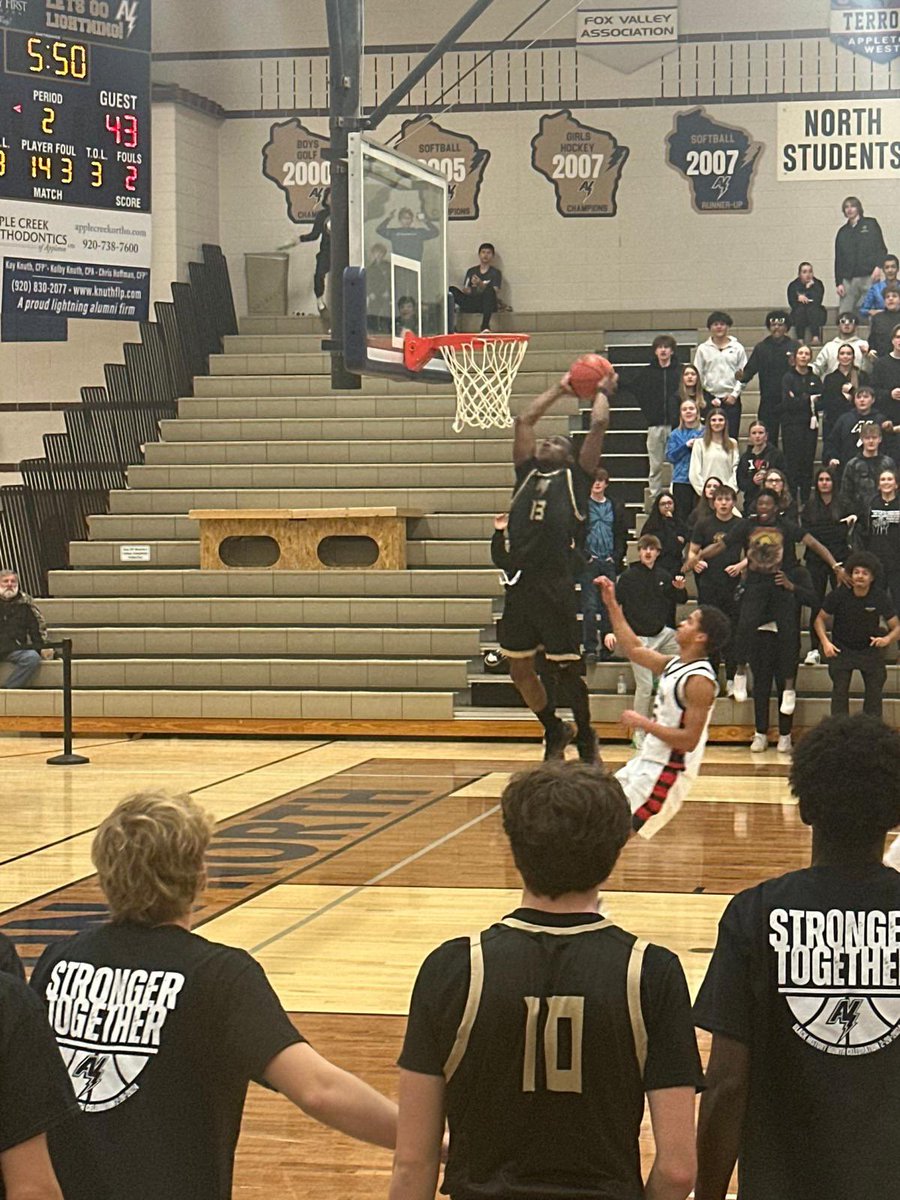 I can’t thank everyone enough. Thank you to my parents, friends, and ANorth basketball. Thank you to my coaches that always had my best interests at heart. Last but not least, thank you to the guys on my team that always had my back. All of y’all mean the world to me.
Go