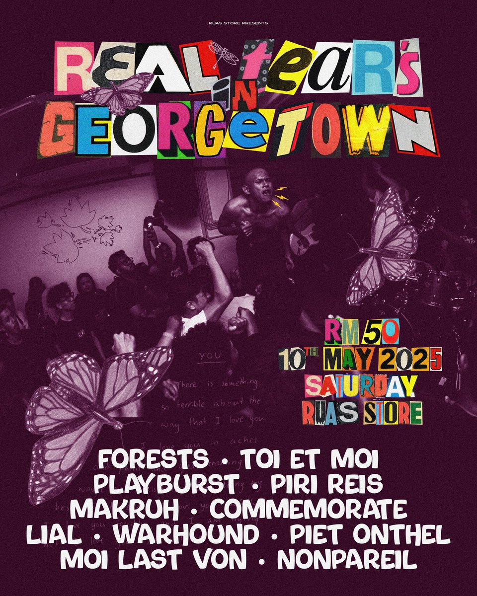 bluerghhh (@crossedkom) on Twitter photo Real Tears in Georgetown 2025
11 Bands
Full Happiness
Saturday
10th May 2025
Rm50
#hundredpercentdoityourself #leftyourrockstarattitudeoutside
flyers by <a href="/jatsuislalune/">jatforshort</a> Real Tears in Georgetown 2025
11 Bands
Full Happiness
Saturday
10th May 2025
Rm50
#hundredpercentdoityourself #leftyourrockstarattitudeoutside
flyers by <a href="/jatsuislalune/">jatforshort</a>