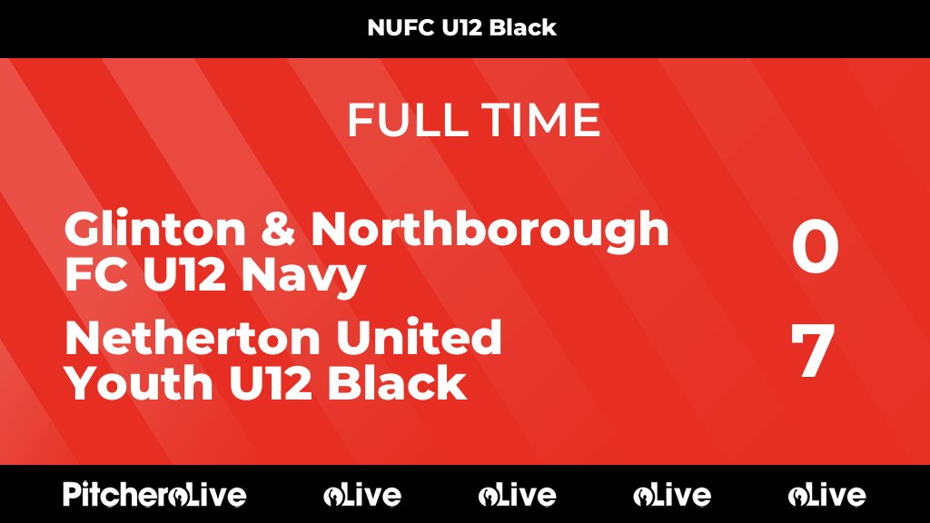 YouthJuniors's tweet image. FULL TIME: Glinton &amp;amp; Northborough FC U12 Navy 0 - 7 Netherton United Youth U12 Black
#GLINET #Pitchero
nethertonutd.com/teams/263650/m…